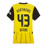 Borussia Dortmund Jamie Bynoe-Gittens #43 Domáci Ženy futbalový dres 2024-25 Krátky Rukáv